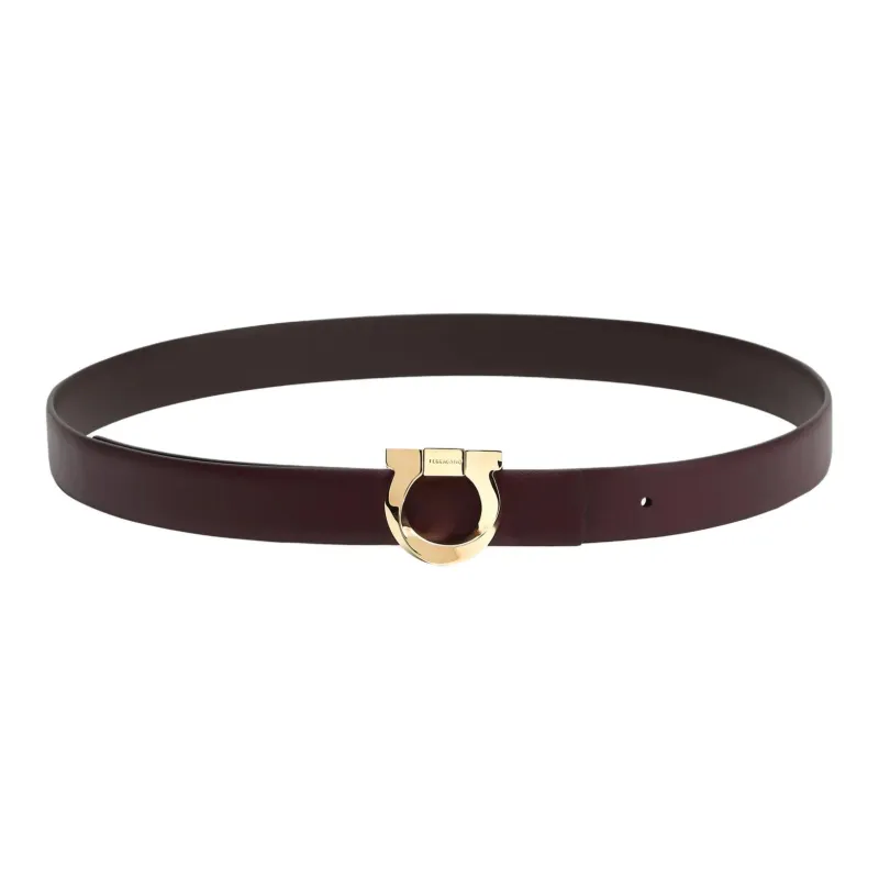 Ferragamo Gancini-buckle Reversible Leather Belt-1