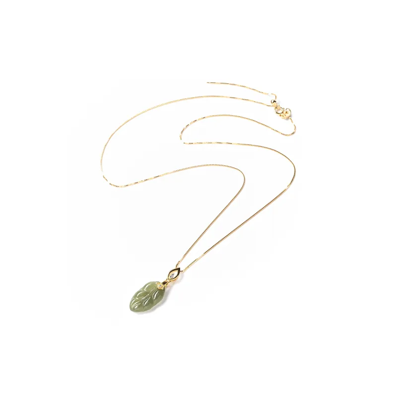 Abby's Wonderland Hetian Jade Pendants Unisex Green Jade-2