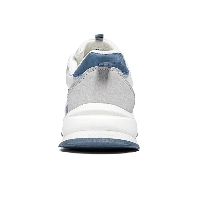 Warrior Lightweight And Breathable Low Top Casual Shoes Men's Beige Blue-3