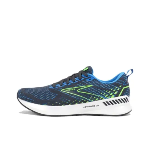 Brooks Levitate GTS Running Shoes Men Low-Top Blue/Green