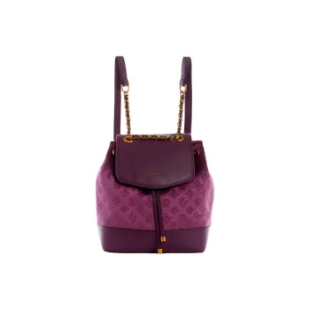 GUESS Artificial Leather Backpack Women's Purple
