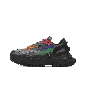 FILA FUSION BIANCO Hard Candy Cushioning, Slip Resistant, Lightweight Low Top Chunky Sneakers Women's Black Gray