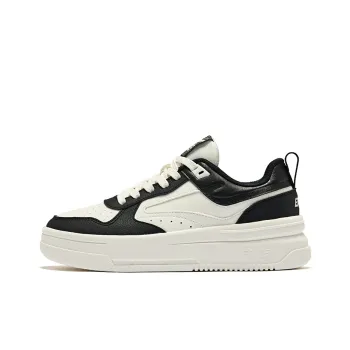 Erke Cool Play 2.0 Anti Slip Wear Resistant Low Top Skateboard Shoes Women's White Black