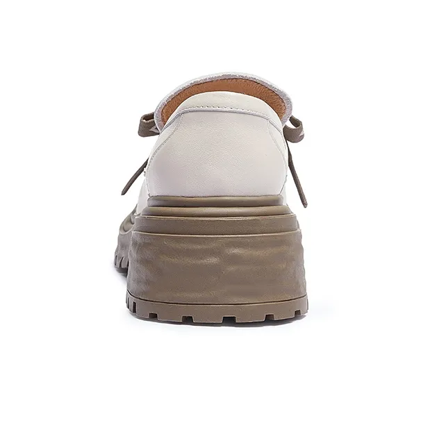 CAMEL Loafers Women's Ecru/Black-4