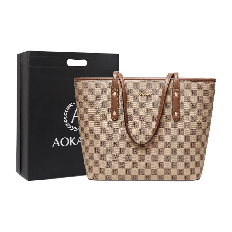 AOKANG PVC Mom Bag, Underarm Tote, Tote Bag, Shopping Bag, Shoulder Bag, Schooling Bag Women's Multicolor-0