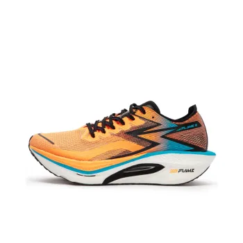 361° Fly Burn 3 Anti Slip Wear Resistant Breathable Lightweight Rebound Low Top Running Shoes Unisex Neon Orange Blue