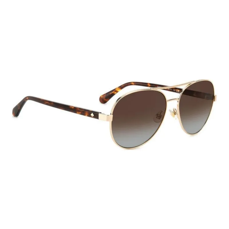 Kate Spade Oval Sunglasses Women's Gold-2