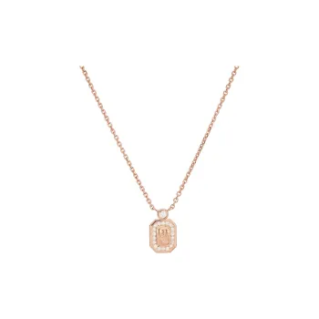 HARRY WINSTON HW Logo Necklaces Women's Rose Gold