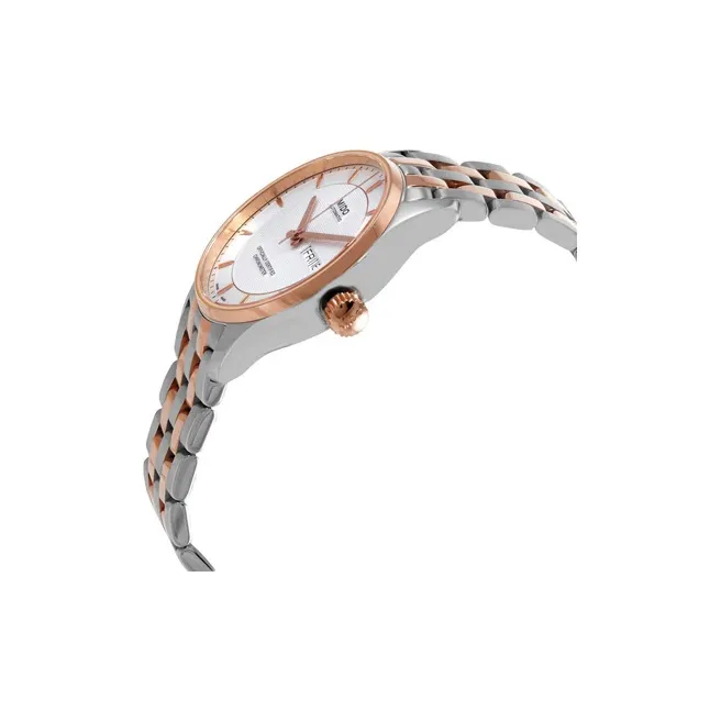 TISSOT Tianjie Collection Automatic Mechanical Movement Women's Watch Watch 34mm Silver Dial T072.207.22.118.01-2