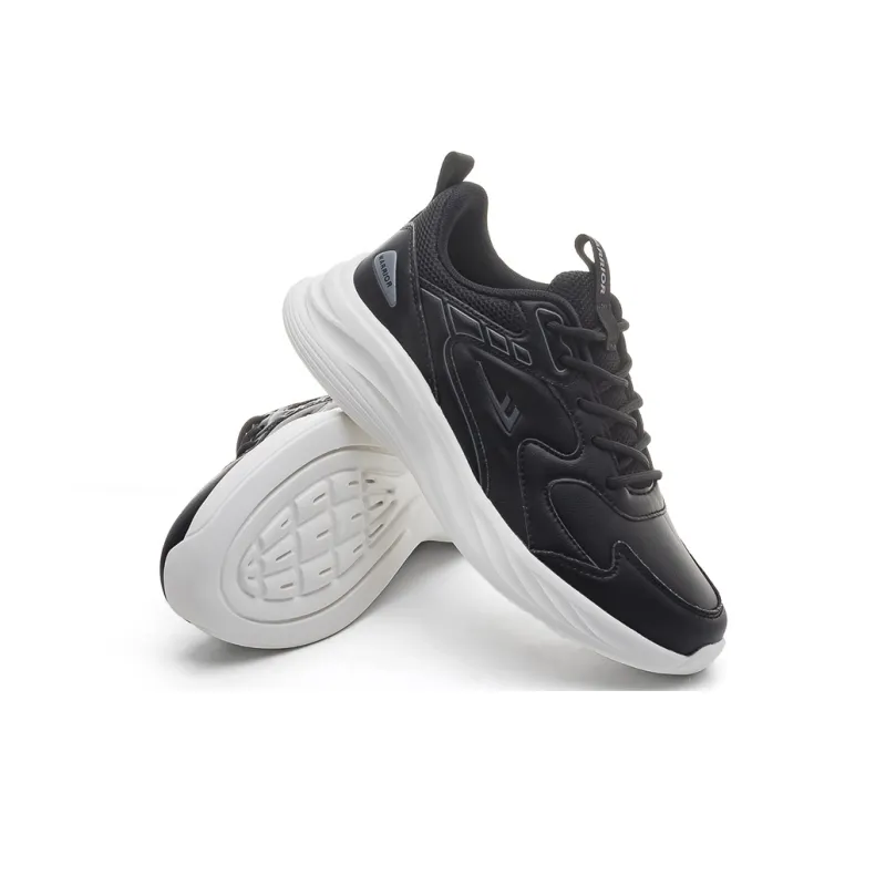 WARRIOR Running Shoes Unisex Low Top Gray-2