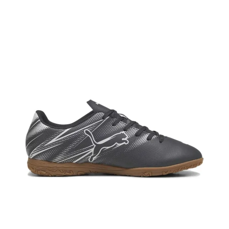 PUMA Attacanto IC/IN Cushioning, Wear Resistant Soccer Shoes Men's Black White-1