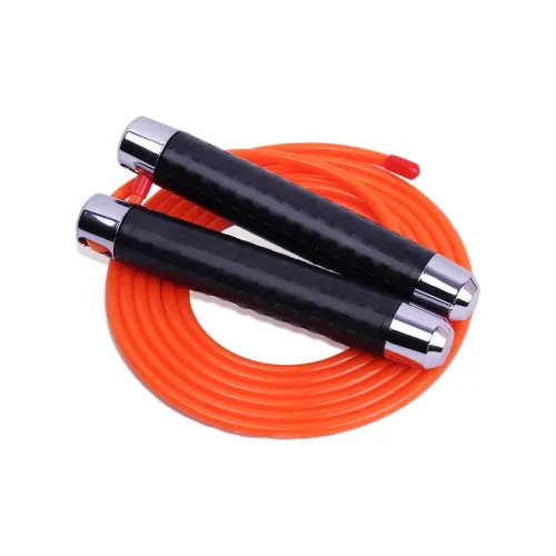 ZINGIS Fitness Training Non Countable Jump Ropes Adults ABS Plastic Controller With PU Rope 2.85m Orange