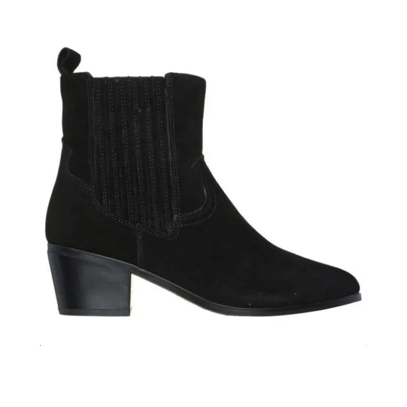 Skechers Tameless Moving West Ankle Boots Women's Black-1