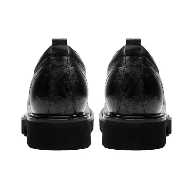 GOG Invisible Height Increasing 8cm Business Commute Dress Shoes Men's-2