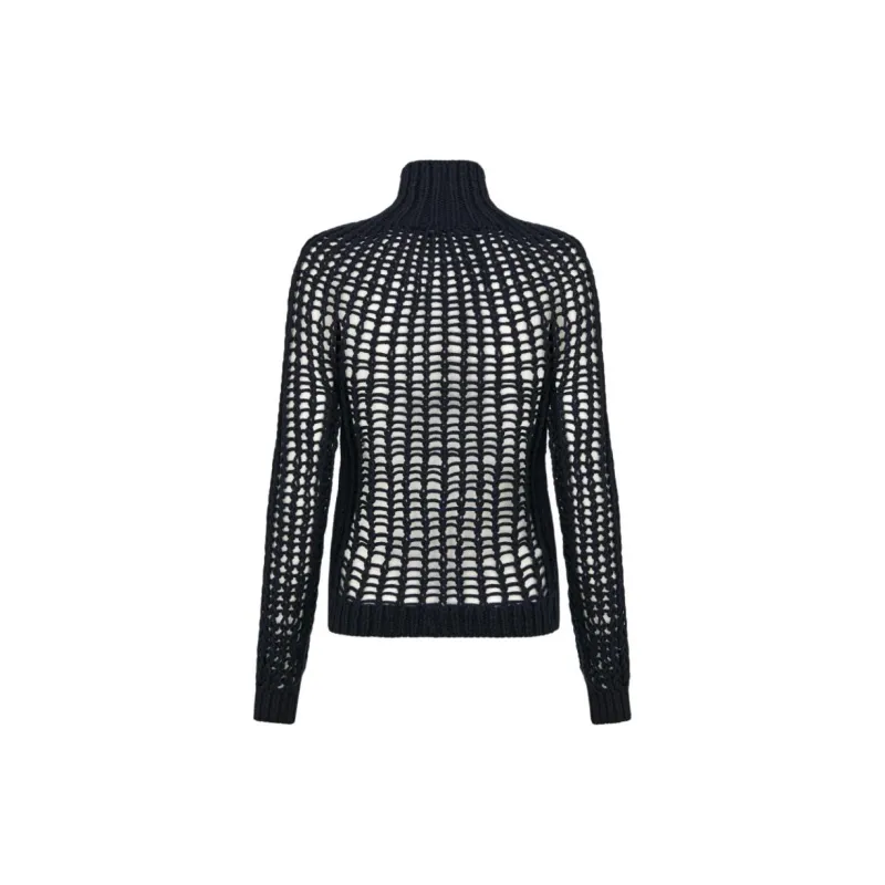 DIOR Inlaid High Neck Jumper-1