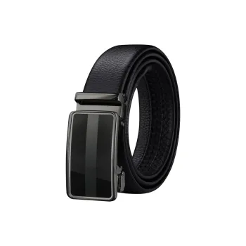 NIUMJ Automatic Buckle, Business, Durable And Practical Alloy Leather Belts Men's