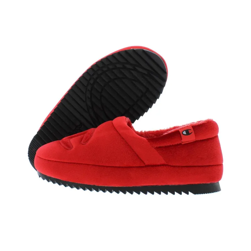Champion Cushioned Slip Resistant Warm Low Top Casual Shoes Women's Red Black-3