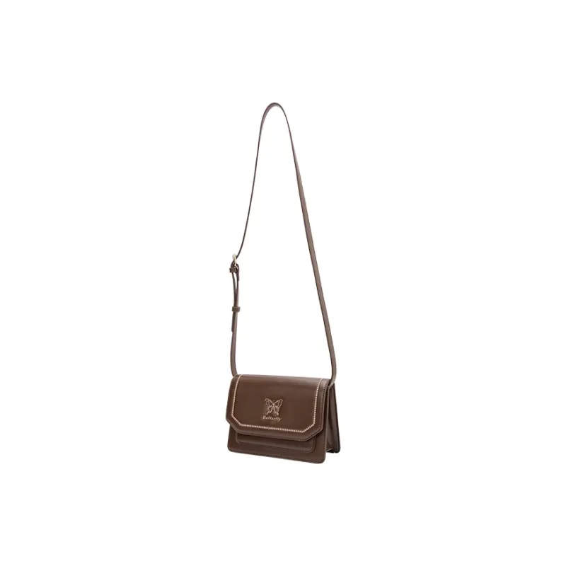 SEM/R PU Small Square Bag Shoulder Bag Crossbody Bag Small Size Women's Cream 10501 Caramel 51101 Grey Blue 80208-19