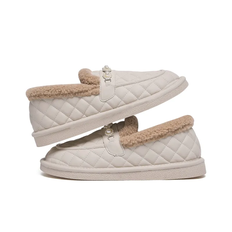 WARRIOR Loafers Women's Beige, Black-3