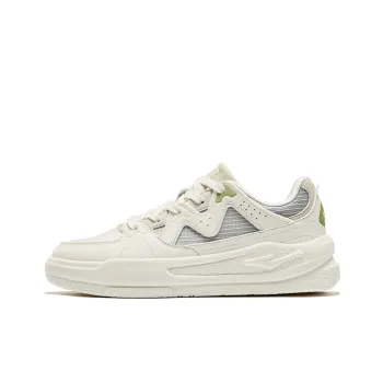 Erke White Peach Oolong 2.0 Lite Cushioning Wear Resistant Low Top Skateboard Shoes Women's White Gray Pink