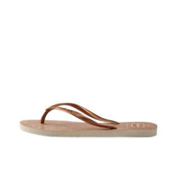 Havaianas Flip Flops Low Heel Women's Pink Silver