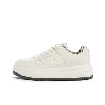 Humanism 1986 Skateboard Shoes Women's Low Top Fan, Green, Khaki
