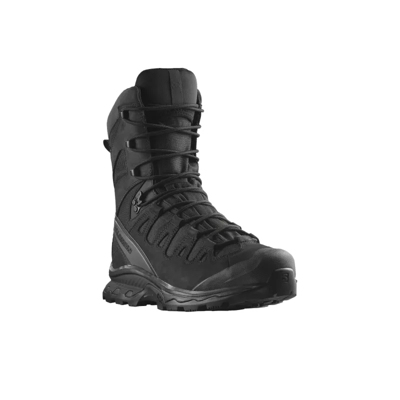 SALOMON Quest 4d Forces 2 Cushioning Wear-Resistant High-Top Trekking Shoes Men's Black-2