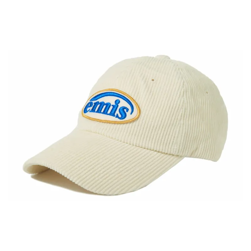 Emis Cotton Baseball Caps Unisex Beige-0