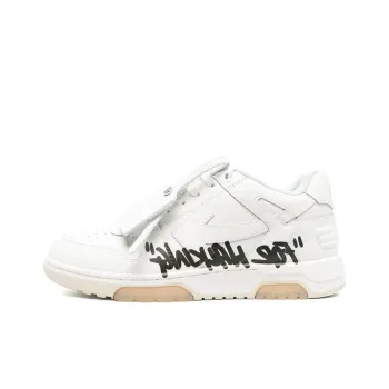 OFF WHITE Out Of Office For Walking Low Top Sneaker 'White Black'