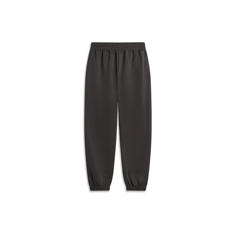 LiNing Sports Life Collection Knitted Sweatpants Men's Obsidian Gray C-1