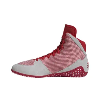 Adidas Mat Wizard 5 Cushioning Wear-Resistant High-Top Training Shoes Men's Red