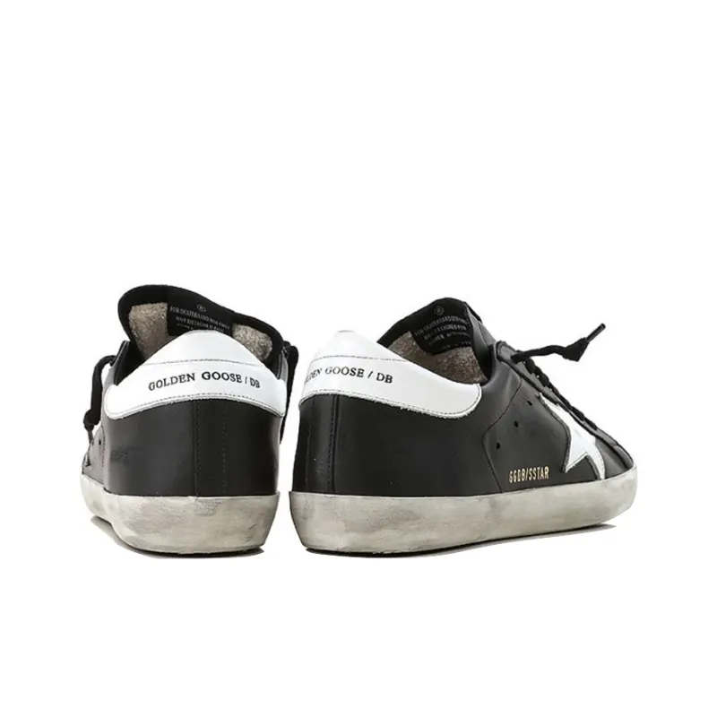 Golden Goose Super Star Stylish Skateboarding Shoes Men's Black-4