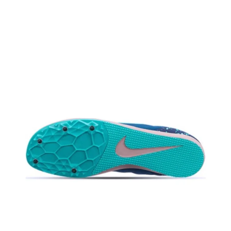 Nike Zoom Rival D 10 Slip-Resistant Low-Top Running Shoes Men's Blue-3