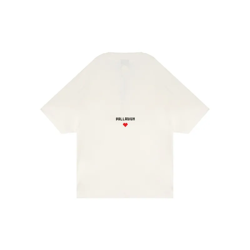 Palladium Drop Shoulder Sleeve T-Shirt Unisex Ecru-1
