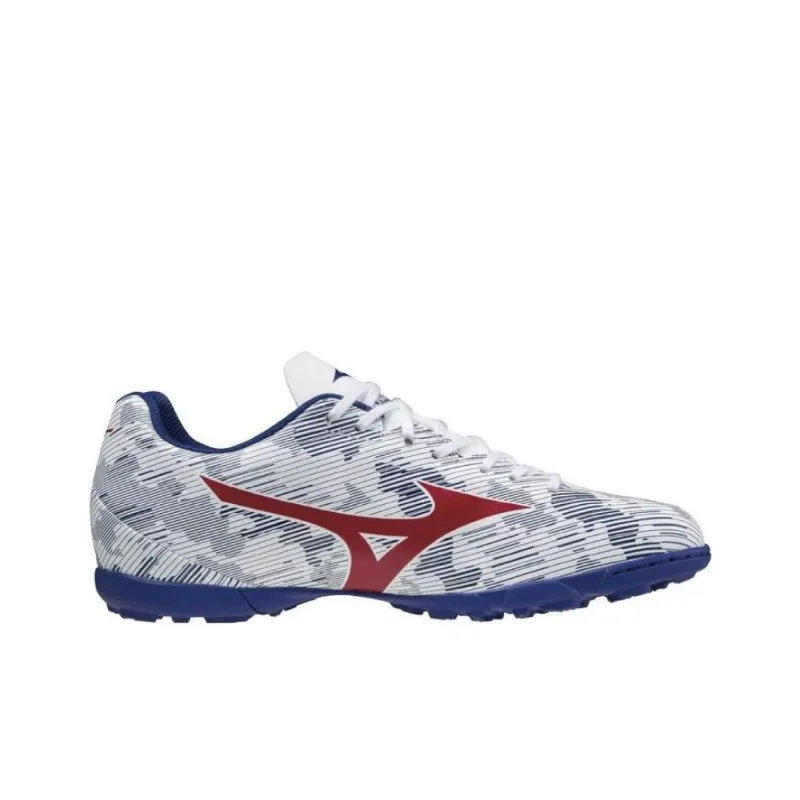 Mizuno Monarcida TF Rubber Broken Studs Anti Slip Wear Resistant Soccer Shoes Women's White Blue-1
