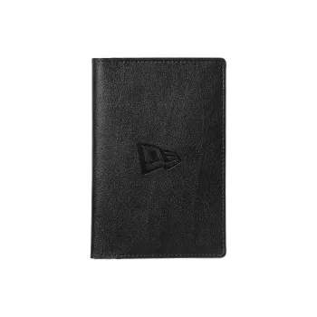 New Era Artificial Leather Passport Holder Wallet Unisex Black