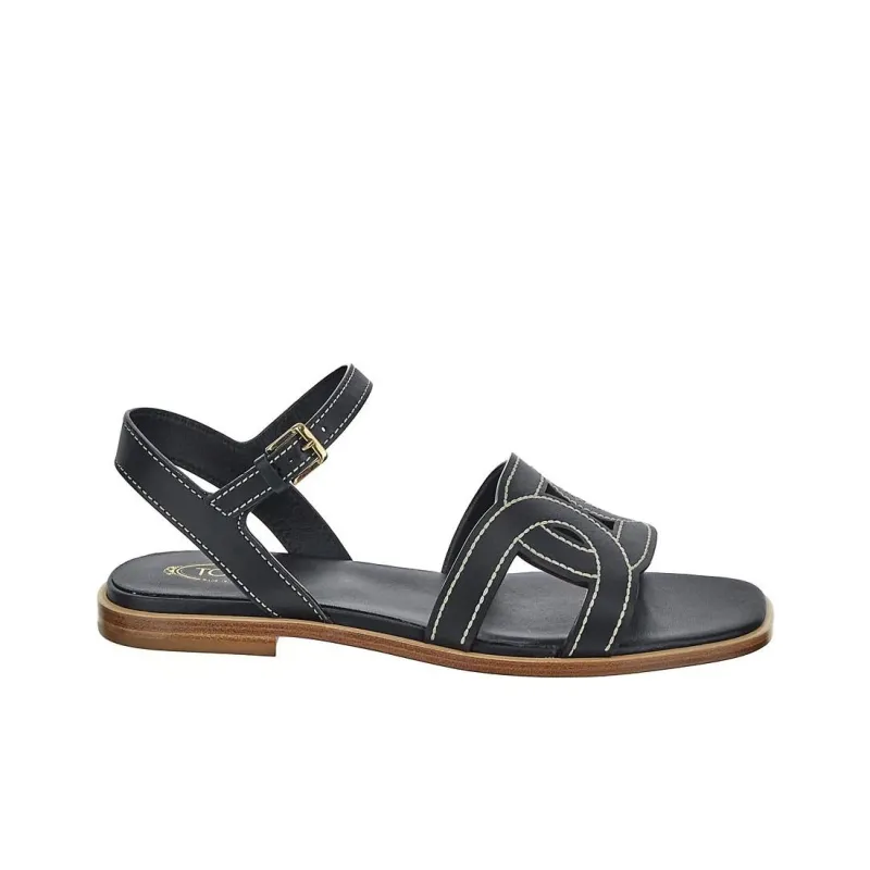 TOD'S Kate Contrast Stitched Sandals Women's-1