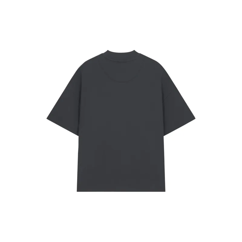 New Balance NB 100% Cotton T Shirt Unisex Charcoal Black-1