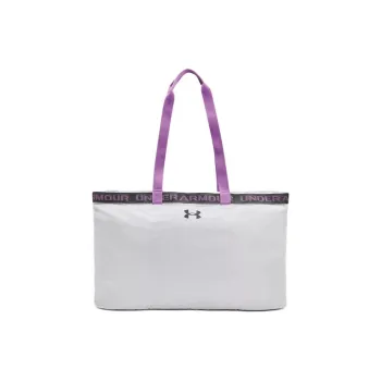 Under Armour Polyester Tote Bag, Shopping Bag, Shoulder Bag, Handbag Regular Unisex Gray & Purple