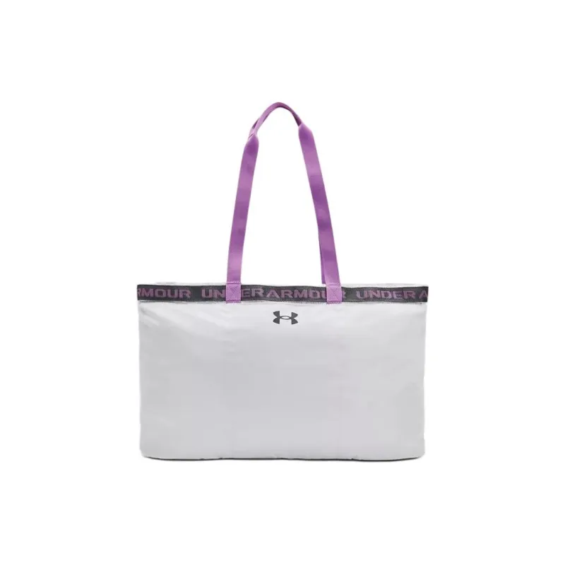 Under Armour Polyester Tote Bag, Shopping Bag, Shoulder Bag, Handbag Regular Unisex Gray & Purple-0
