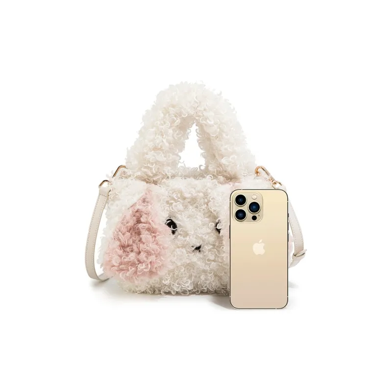 MACKJANICE Handbags Ecru & Pink-4