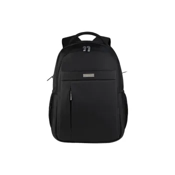 MingLu Oxford Laptop Backpack Regular Unisex Black