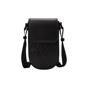 CALVIN KLEIN Synthetic Material Crossbody Bag Men's Space Black