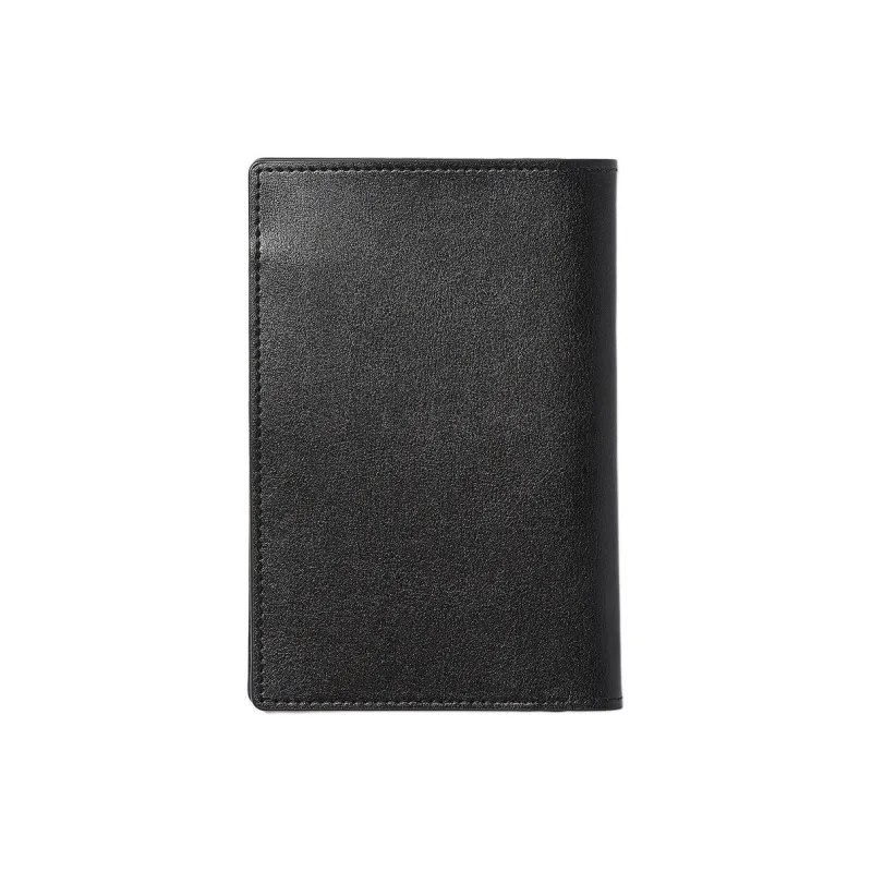 New Era Artificial Leather Passport Holder Wallet Unisex Black-3