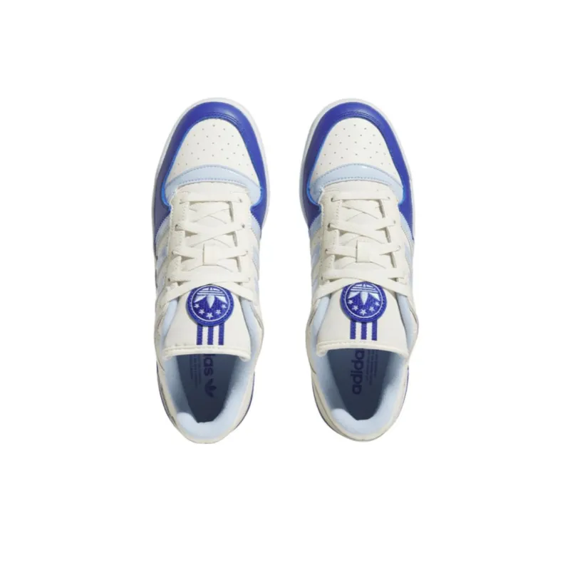 Adidas Forum Low Classic Cream White Clear Sky Semi Lucid Blue-3