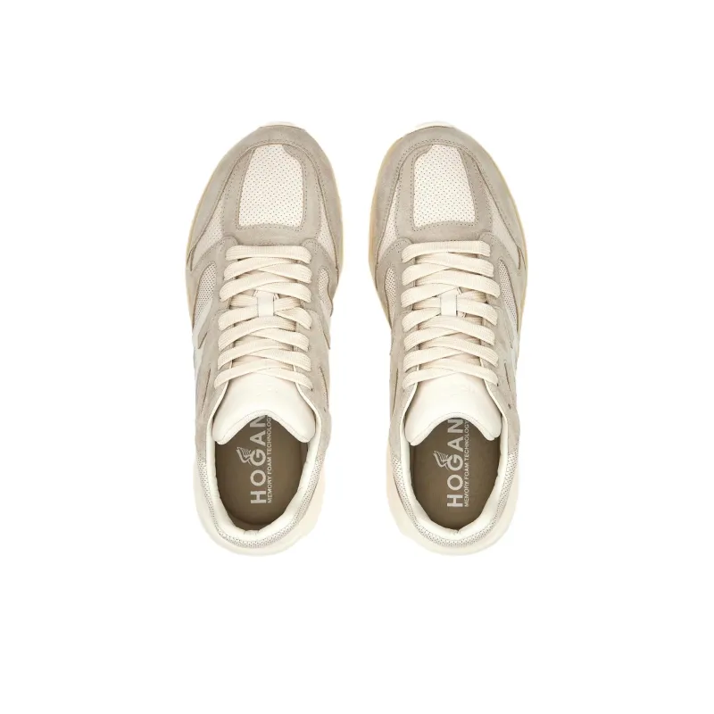 HOGAN H Logo Patch Panelled Sneakers-4