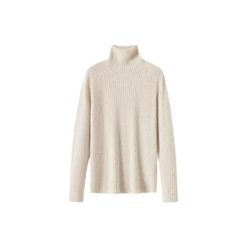 Vidolas Sweaters Women's Raw White With Color Accents