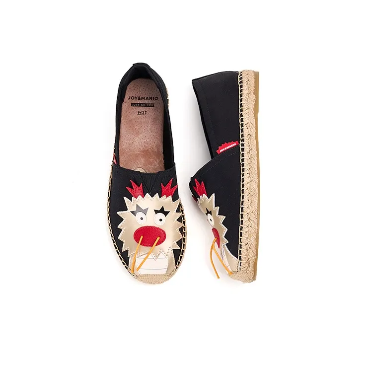 Joy&Mario Espadrilles Women's Black/Red/Beige/Yellow-3