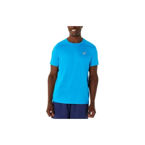 Asics SILVER SS T-Shirts Men Island Blue