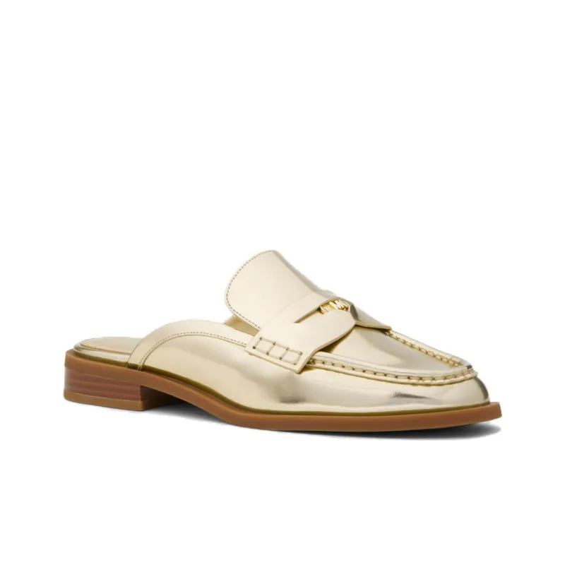 MICHAEL KORS Eden Slip-Resistant Wrap-toe Slippers Women's Light Gold-2